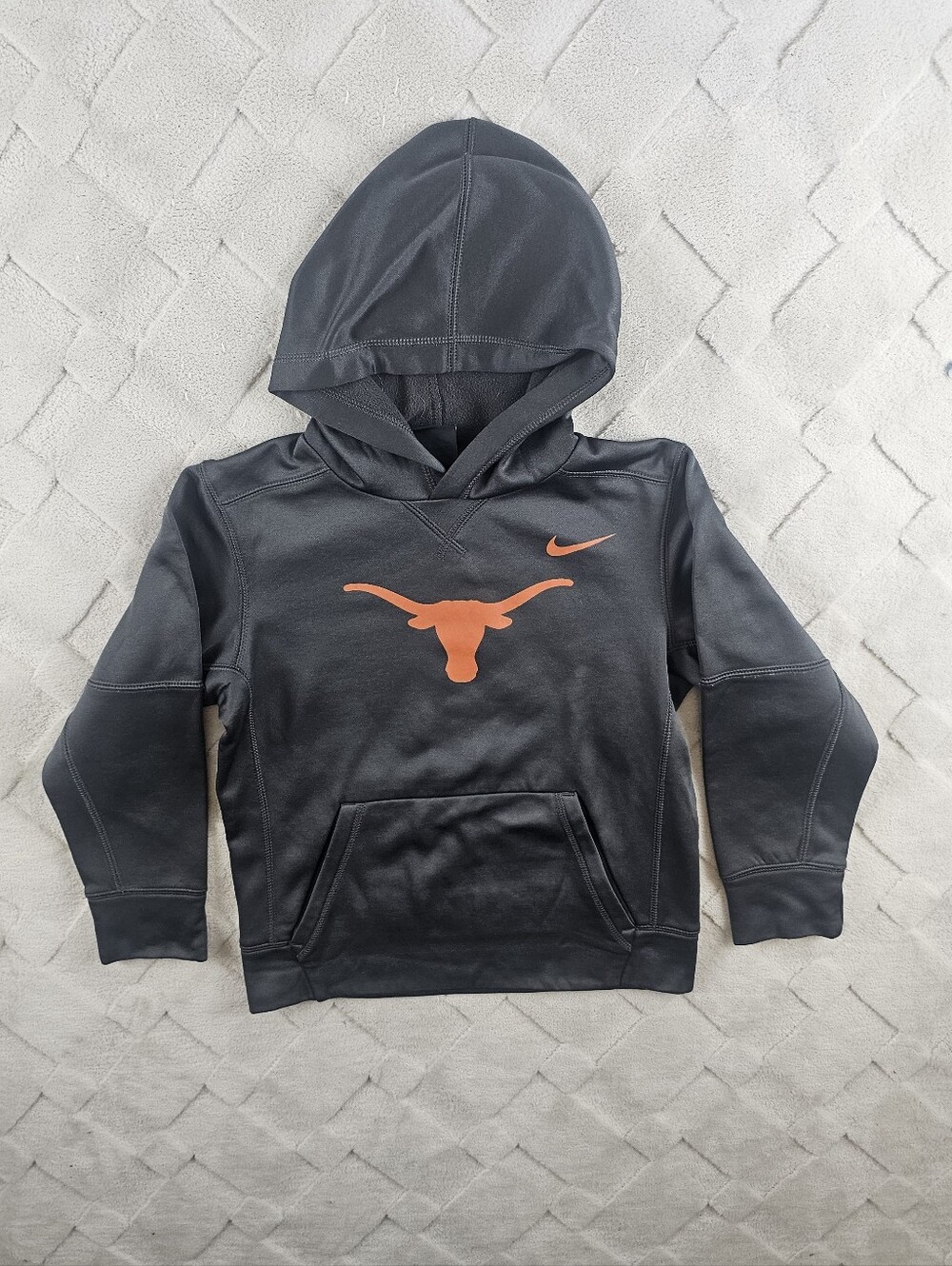 Nike UT Texas Longhorns Kids Hoodie Youth Small Dri Fit